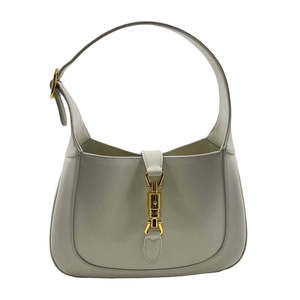 Gucci Jackie 1961 White Leather Bag with Adjustable Strap Size Small